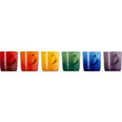 Le Creuset Vancouver koffiemok 200 ml aardewerk regenboog