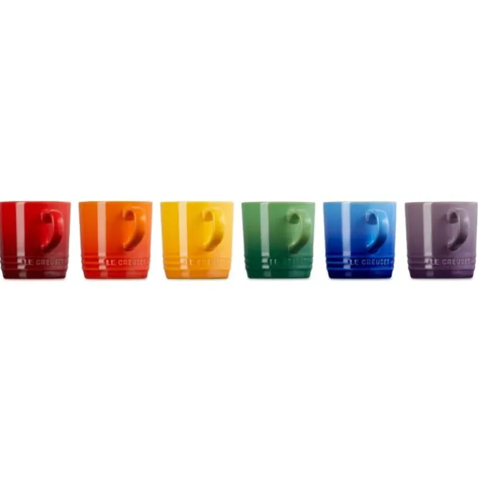 Le Creuset Vancouver koffiemok 200 ml aardewerk regenboog