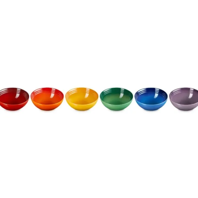 Le Creuset Vancouver ontbijtkom ø 16 cm aardewerk regenboog