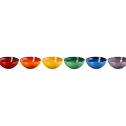 Le Creuset Vancouver ontbijtkom ø 16 cm aardewerk regenboog
