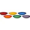 Le Creuset Vancouver ontbijtbord ø 22 cm aardewerk regenboog