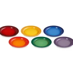 Le Creuset Vancouver ontbijtbord ø 22 cm aardewerk regenboog