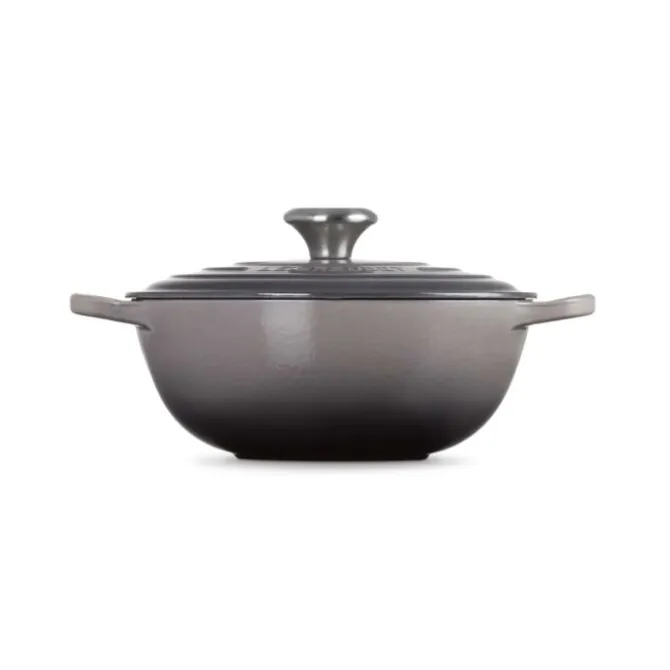 Le Creuset wok-braadpan 4,1 liter ø 26 cm gietijzer Flint