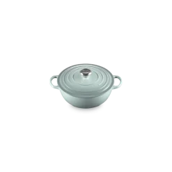 Le Creuset wok-braadpan 4,9 liter ø 28 cm gietijzer Sea Salt