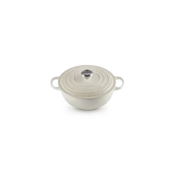 Le Creuset wok-braadpan 4,9 liter ø 28 cm gietijzer Meringue