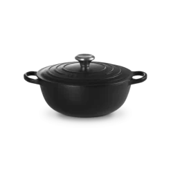 Le Creuset wok-braadpan 4,1 liter ø 26 cm gietijzer mat zwart