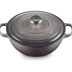 Le Creuset wok-braadpan 4,9 liter ø 28 cm gietijzer Flint