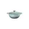 Le Creuset wok-braadpan 4,1 liter ø 26 cm gietijzer Sea Salt