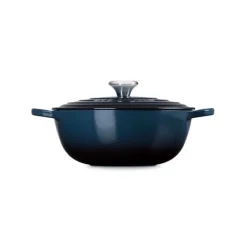 Le Creuset wok-braadpan 4,9 liter ø 28 cm gietijzer Nuit