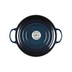 Le Creuset wok-braadpan 4,9 liter ø 28 cm gietijzer Nuit