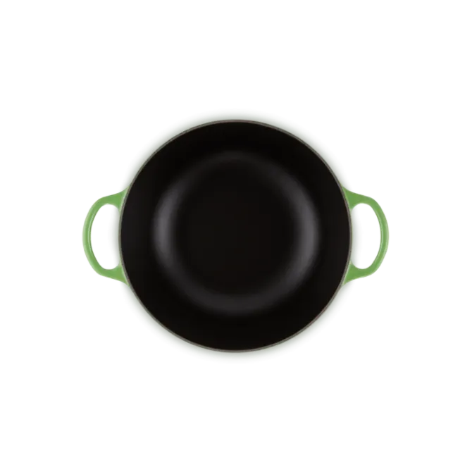 Le Creuset wok-braadpan 4,1 liter ø 26 cm gietijzer bamboo
