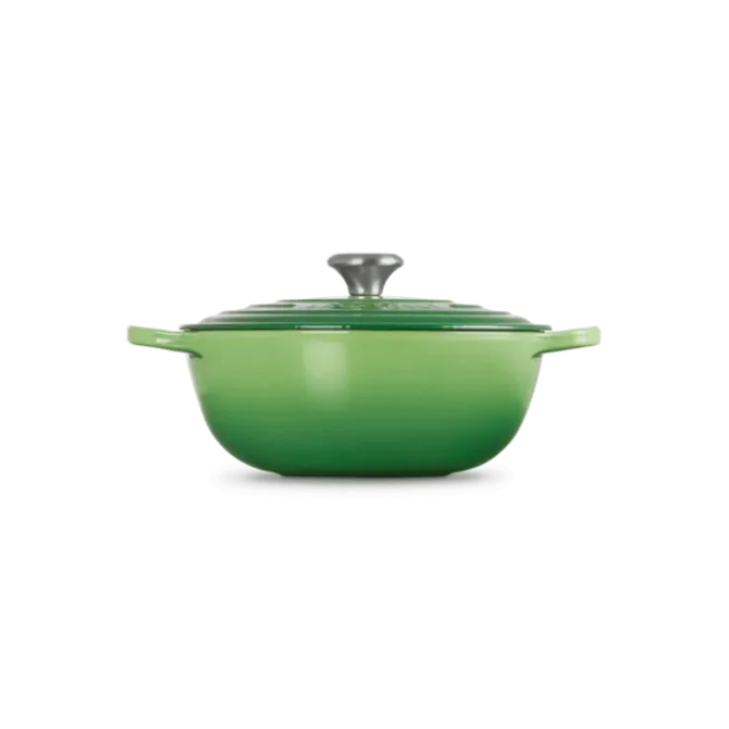 Le Creuset wok-braadpan 4,1 liter ø 26 cm gietijzer bamboo