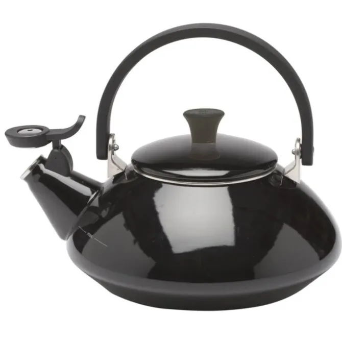 Le Creuset Zen fluitketel 1,5 liter staal zwart