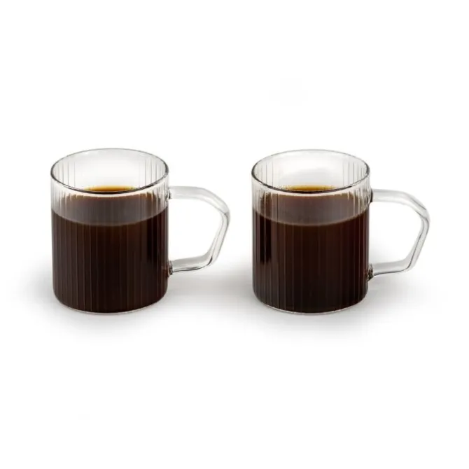 Leopold Vienna Arusha koffieglas 200 ml borosilicaatglas 2 s
