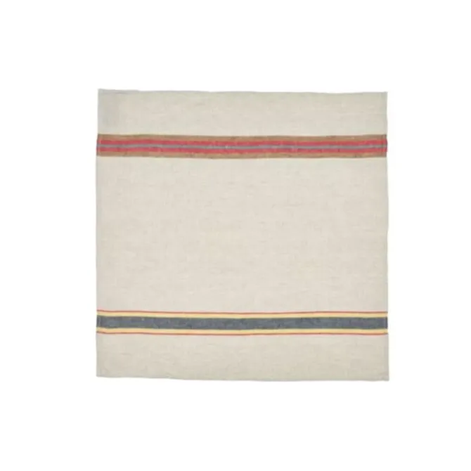Libeco Dock theedoek 70 x 70 cm 100% linnen Multi Stripe