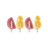 Lékué Fun & Sun ijsvorm watermeloen ananas silicone rood 4 stuks
