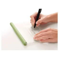 Lékué herbruikbare voorraadzak 1 liter silicone transparant/groen