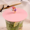 Lurch Beach Friends - Tina Tennis deksel ø 10,5 cm silicone roze