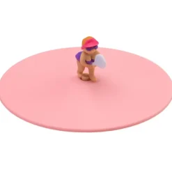 Lurch Beach Friends - Tina Tennis deksel ø 10,5 cm silicone roze