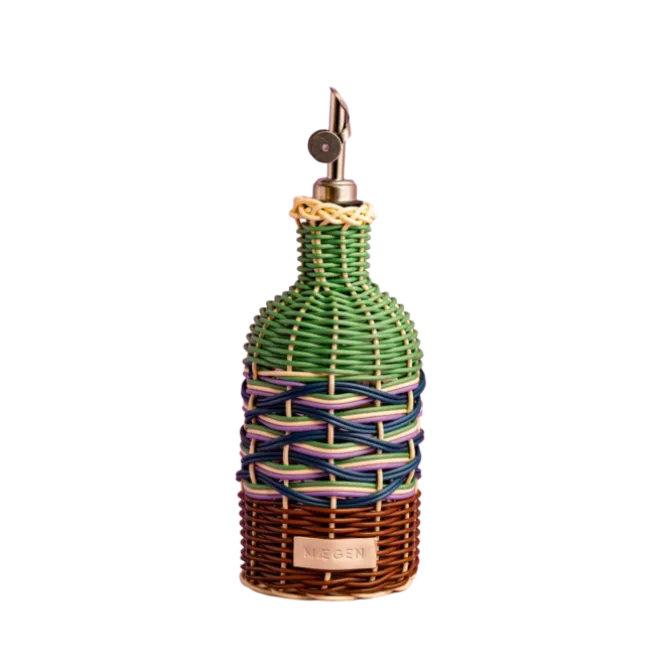 Maegen Woven oliefles 28 cm Brown/Green