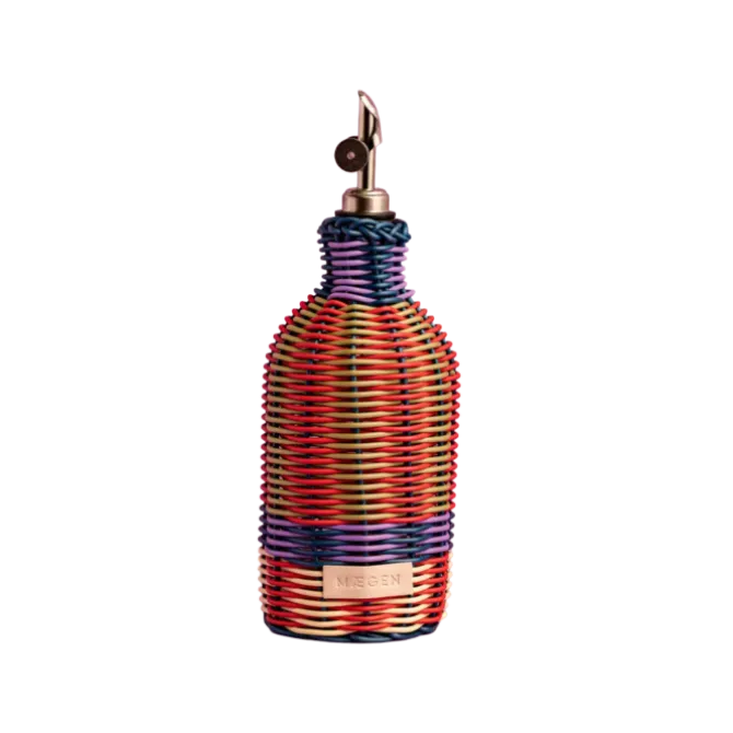 Maegen Woven oliefles 28 cm Green/Red