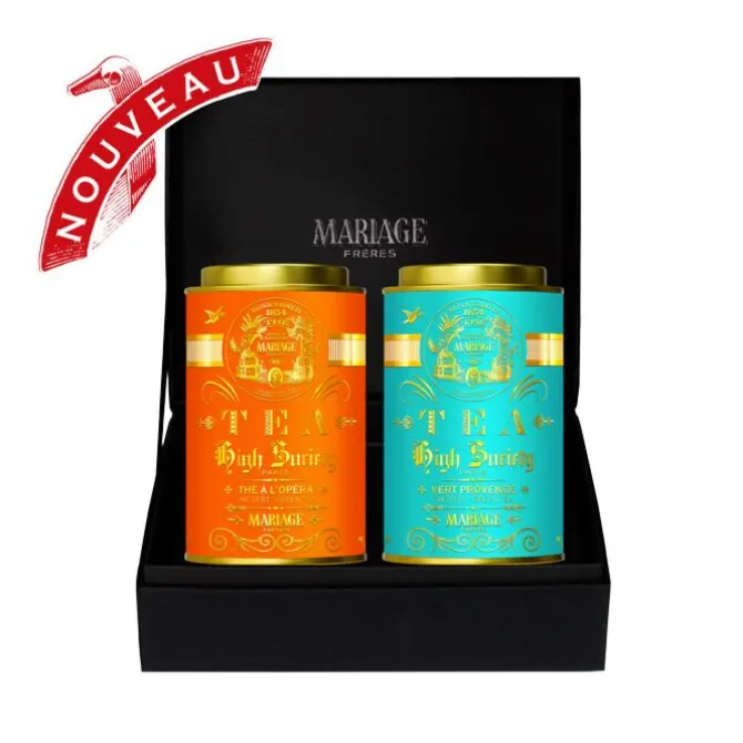 Mariage Frères Boheme giftset groene thee 2-delig