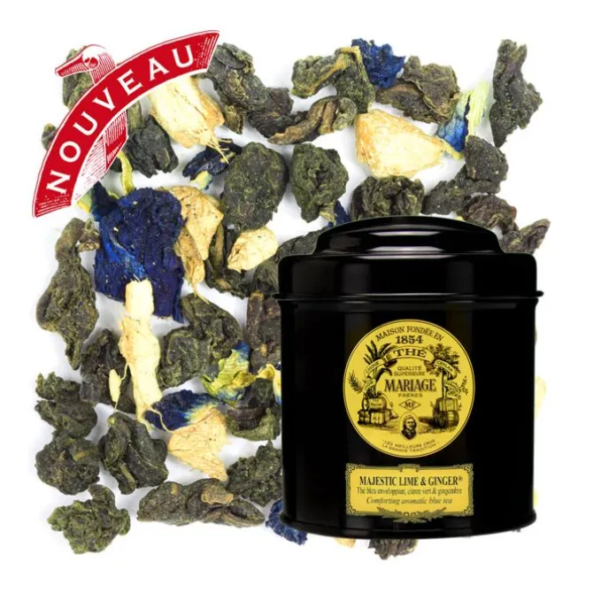 Mariage Frères Majestic Lime & Ginger blauwe thee 100 gram