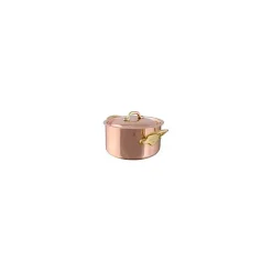 Mauviel M'150B kookpan ø 12 cm koper bronzen handgreep