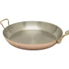 Mauviel M'150B paellapan ø 35 cm koper bronzen greep
