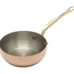 Mauviel M'150B ronde sauspan 1,9 liter ø 20 cm koper bronzen greep