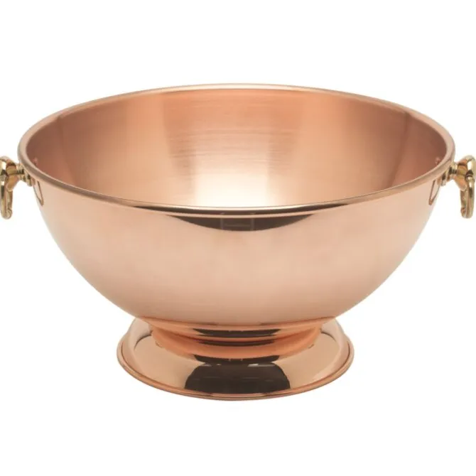 Mauviel M'30 champagnebowl ø 40 cm koper messing greep