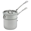 Mauviel M'Cook au bain-mariepan ø 12 cm rvs 2-delig