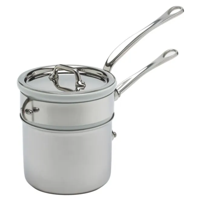 Mauviel M'Cook au bain-mariepan ø 12 cm rvs 2-delig