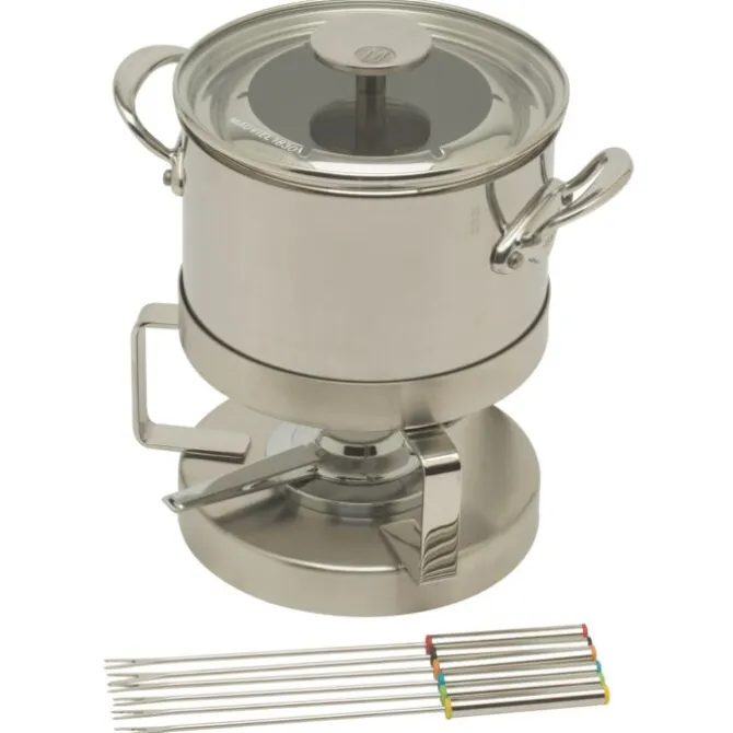 Mauviel M'Cook fondueset 6-persoons ø 18 cm rvs