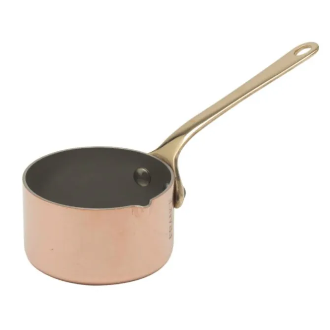 Mauviel M'minis M'150b sauspan ø 5 cm koper met bronzen steel