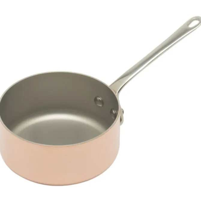 Mauviel M'Minis sauteerpan rond ø 7 cm koper rvs greep
