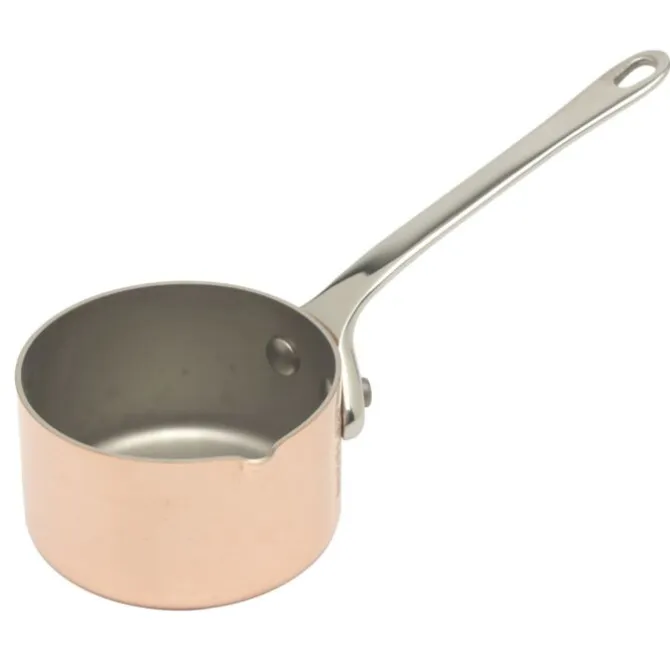 Mauviel M'minis steelpan ø 5 cm koper rvs handgreep