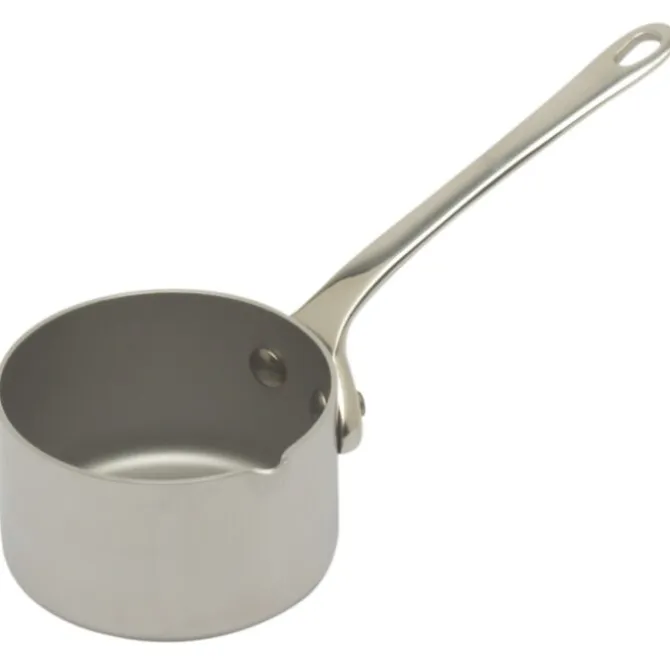 Mauviel M'Minis steelpan met schenktuit rond ø 5 cm rvs