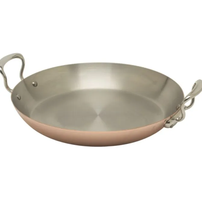 Mauviel M'150S paellapan ø 35 cm koper rvs greep