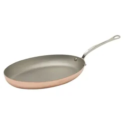 Mauviel M'150S vispan ø 35 cm koper rvs handgreep