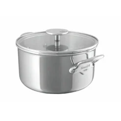 Mauviel M'Urban4 kookpan met glasdeksel ø 20 cm rvs