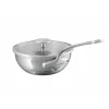 Mauviel M'Urban4 ronde sauspan met glasdeksel ø 24 cm rvs