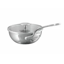 Mauviel M'Urban4 ronde sauspan met glasdeksel ø 20 cm rvs