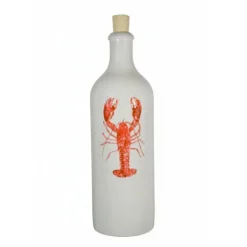 Menu'tje Marechal oliefles Krab 750 ml keramiek blauw