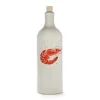Menu'tje Marechal oliefles Shrimp 750 ml keramiek rood