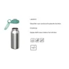 Mepal Campus drinkfles met flipdop 600 ml rvs Cool Pink