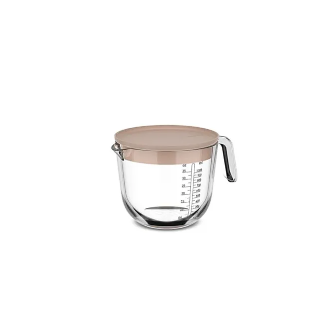 Mepal Chef It maatbeker 1 liter glas Chalk