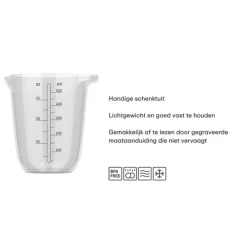 Mepal Chef It maatbeker 500 ml kunststof transparant