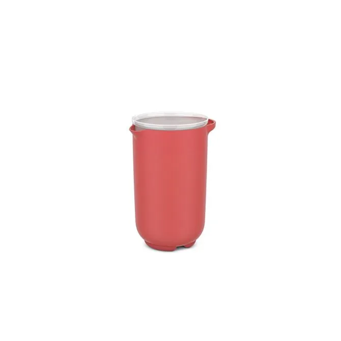 Mepal Chef It mixbeker met deksel 1 liter kunststof Coral