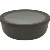 Mepal Cirqula kom met deksel ø 23 cm 2,25 liter kunststof nordic black
